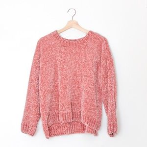 Cupio Chenille Pink Sweater